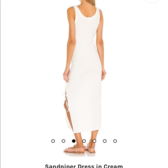 Revolve L Space Sandpiper dress and cover up in cream - Picture 2 of 4